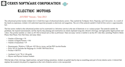 Desktop Screenshot of motors.ceressoft.org