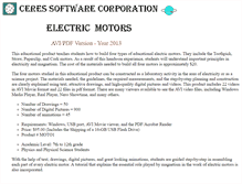Tablet Screenshot of motors.ceressoft.org